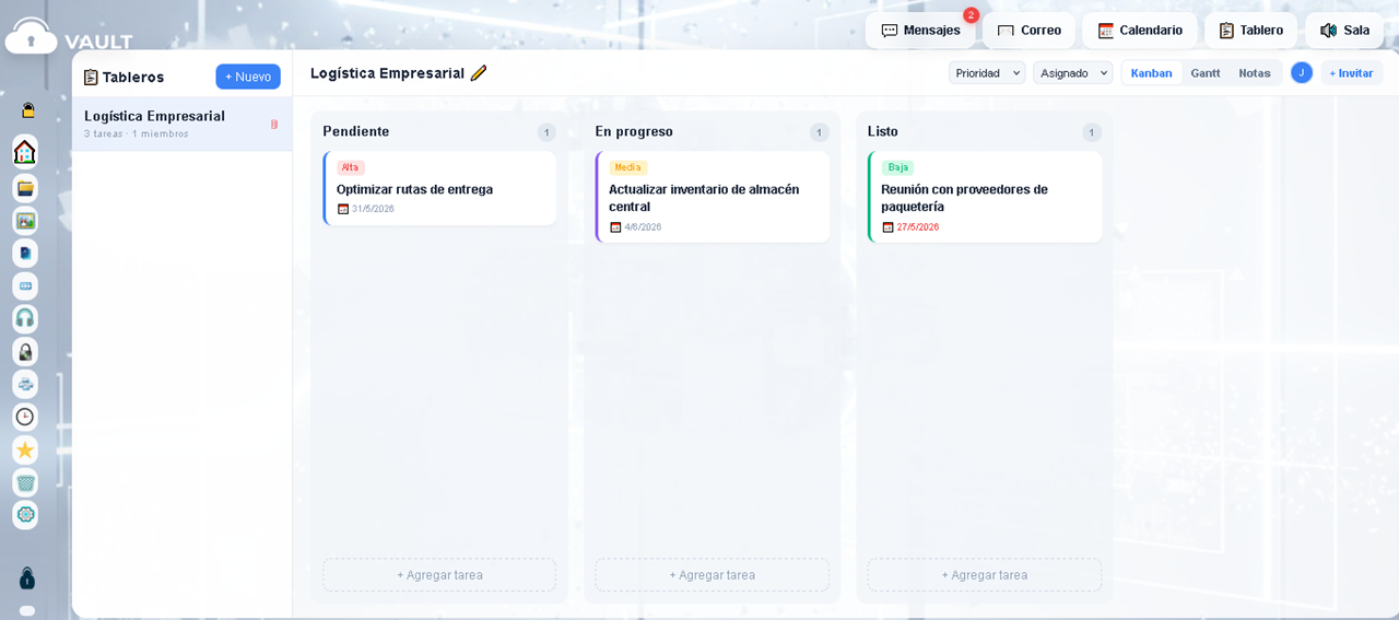 Tablero Kanban