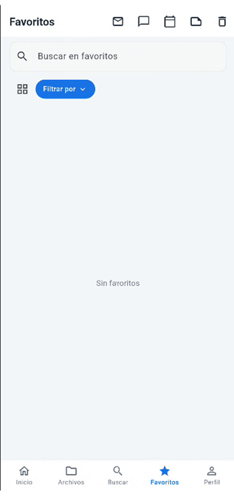 Favoritos Android