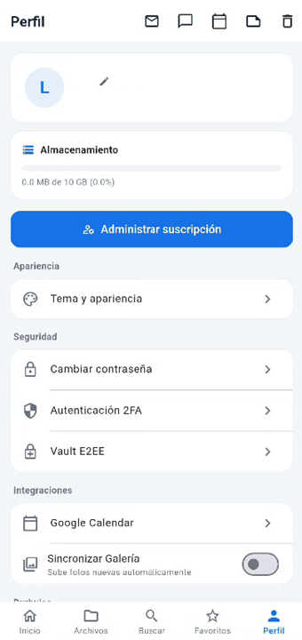 Perfil Android