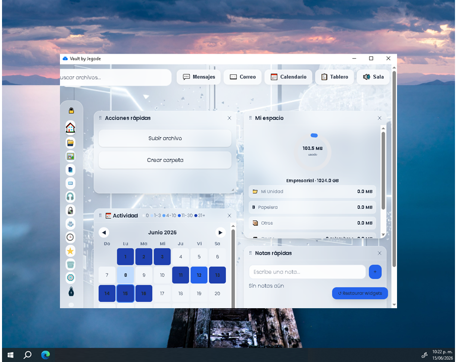 Panel completo