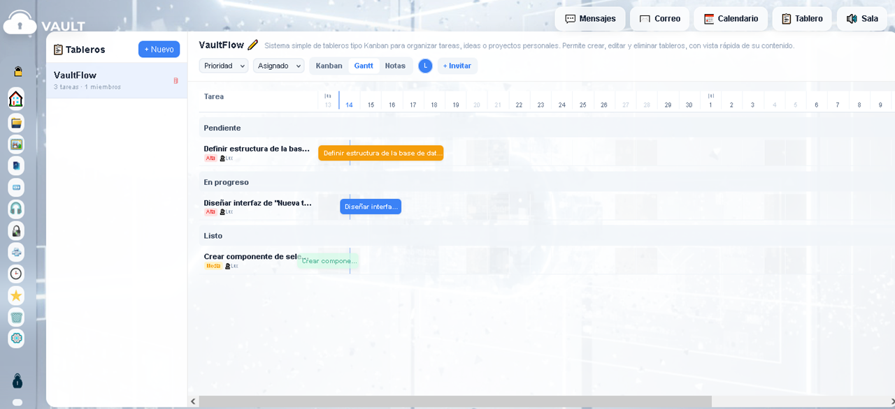 Vista Gantt
